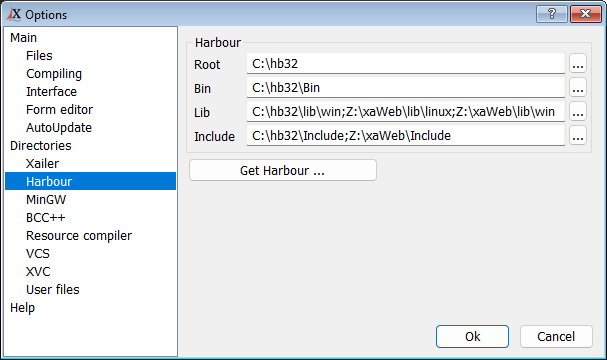 XAILER: General IDE Options